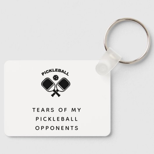 Grappig tranen van mijn Pickleball-tegenhangers Ty Sleutelhanger (Voorkant)