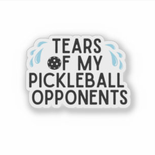 Grappig tranen van mijn Pickleball-tegenhangers Ty Sticker
