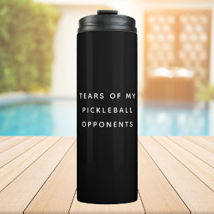 Grappig tranen van mijn Pickleball-tegenhangers Ty Thermosbeker