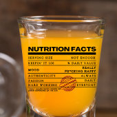 Grappig Trendy Script  Typografie Shot glass Shot Glas