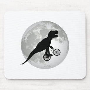 Grappig Trex Vliegende Maan Ontwerp Muismat