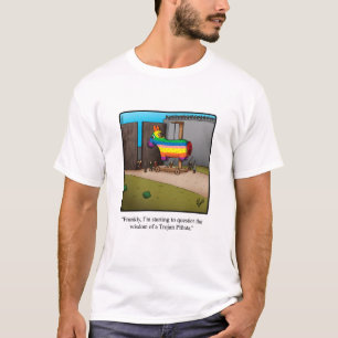Grappig "Trojan Pinata" Humor T-shirt