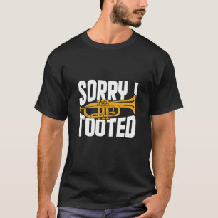 Grappig trompettist cadeau idee muziek trompet T-s T-shirt