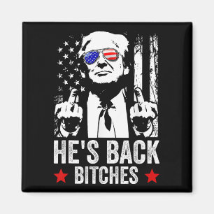 Grappig Trump 2024 Hij is terug Es Trump 2025 Magneet