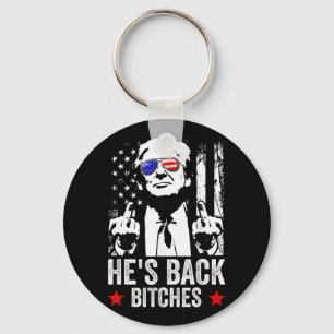 Grappig Trump 2024 Hij is terug Es Trump 2025 Sleutelhanger