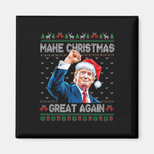 Grappig Trump 2024 Maak Kerstmis weer geweldig Lel Magneet