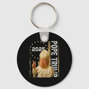 Grappig Trump als Vaticaanse Kerk Paus Trump Grapp Sleutelhanger