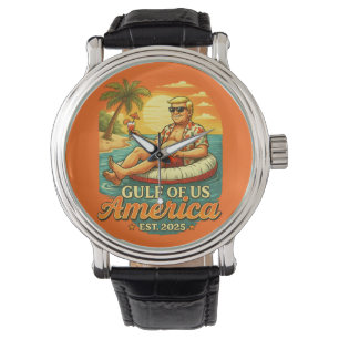 Grappig Trump Amerika's Golf 2025 Horloge