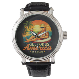 Grappig Trump Amerika's Golf 2025 Horloge