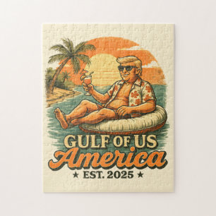 Grappig Trump Amerika's Golf 2025 Legpuzzel