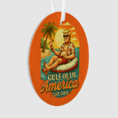 Grappig Trump Amerika's Golf 2025 Ornament (voorkant)