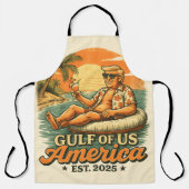  Grappig Trump Amerika's Golf 2025 Schort (Voorkant)