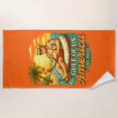  Grappig Trump Amerika's Golf 2025 Strandlaken (Voorkant)