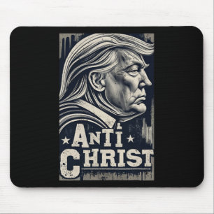 Grappig Trump Anti Christ Jesus Christelijk Faith Muismat
