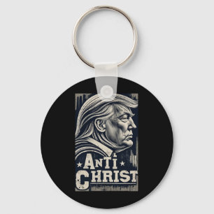 Grappig Trump Anti Christ Jesus Christelijk Faith Sleutelhanger