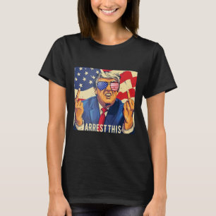 Grappig Trump arresteer deze 4 juli 2024 T-shirt