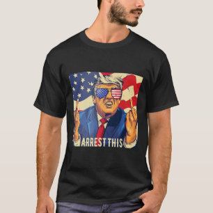 Grappig Trump arresteer deze 4 juli 2024 T-shirt