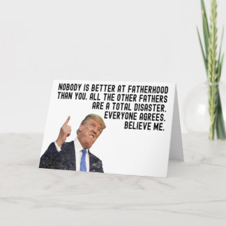 Grappig Trump Cadeau voor Vader Vaders Dag Kaart