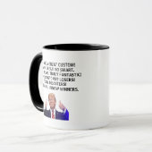 Grappig Trump Custom Word, President Donald Trump Mok (Voorkant links)