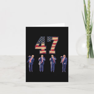Grappig Trump Dancing America 47 Trump Dance Manne Kaart