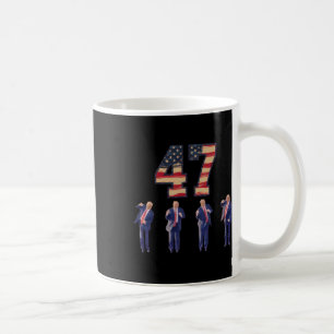 Grappig Trump Dancing America 47 Trump Dance Manne Koffiemok