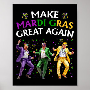 Grappig Trump dansen maakt Mardi Gras weer geweldi Poster