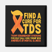 Grappig Trump Derangement Syndrome TDS Awareness R Magneet (Voorkant)