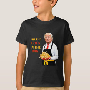 Grappig Trump fastfood zet de frietjes in de zak 2 T-shirt