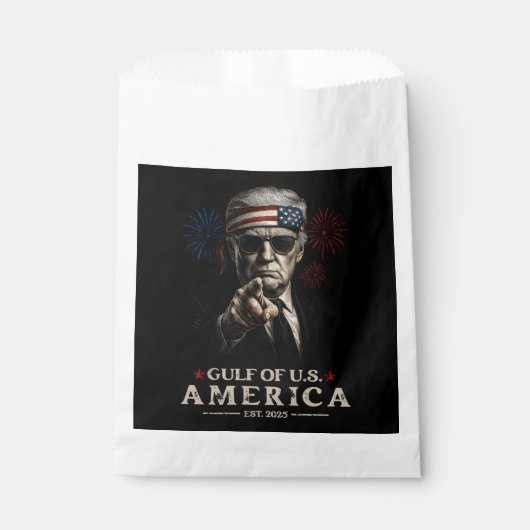 Grappig Trump Golf van Amerika 2025 4 juli Bedankzakje (Voorkant)