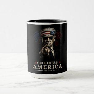 Grappig Trump Golf van Amerika 2025 4 juli Mok