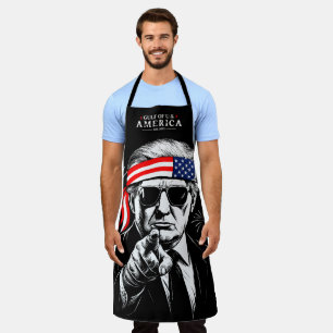 Grappig Trump Golf van Amerika 2025 4 juli Schort