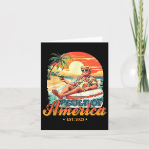 Grappig Trump Golf van Amerika 2025 Trump Merchand Kaart