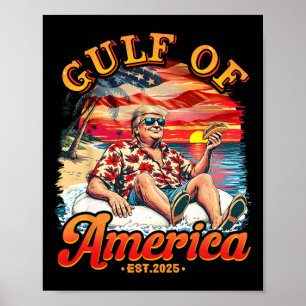Grappig Trump Golf van Amerika 2025 Trump Merchand Poster