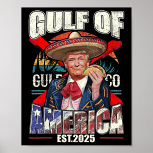 Grappig Trump Golf van Amerika 2025 Trump Merchand Poster