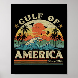 Grappig Trump Golf van Amerika 2025 Trump Merchand Poster
