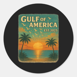 Grappig Trump Golf van Amerika 2025 Trump Merchand Ronde Sticker