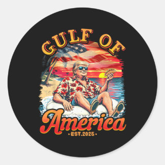 Grappig Trump Golf van Amerika 2025 Trump Merchand Ronde Sticker