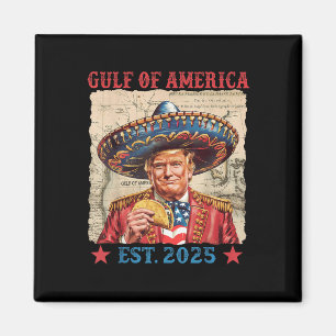 Grappig Trump Golf van Amerika 2025 Trump Taco Mex Magneet