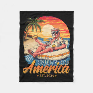 Grappig Trump Golf van Amerika EST 2025 Fleece Deken