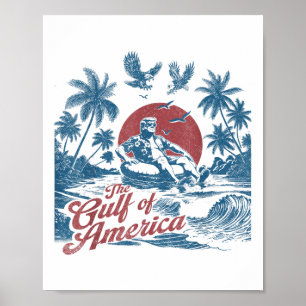 Grappig Trump Golf van Amerika EST 2025 Poster