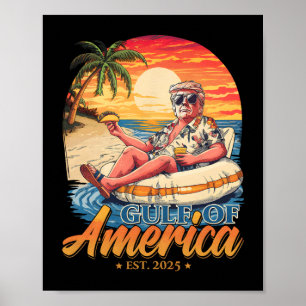 Grappig Trump Golf van Amerika EST 2025 Poster