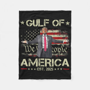 Grappig Trump Golf van Amerika EST 2025 USA Americ Fleece Deken