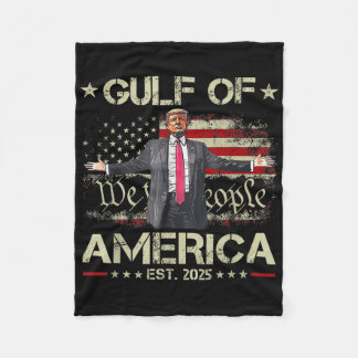 Grappig Trump Golf van Amerika EST 2025 USA Americ Fleece Deken