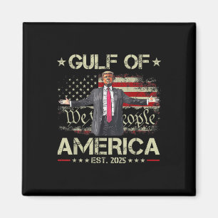 Grappig Trump Golf van Amerika EST 2025 USA Americ Magneet