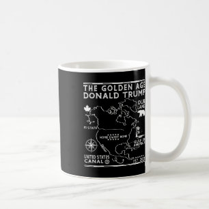Grappig Trump Groenland Panamakanaal Canada Mexico Koffiemok