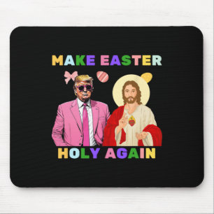 Grappig Trump Jezus Christus maak Pasen weer heili Muismat