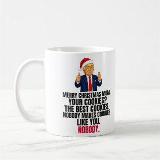 Grappig Trump Kerstcadeau voor Moeder Koffiemok