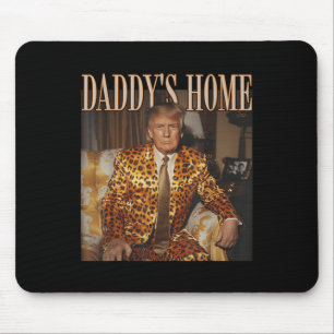 Grappig Trump Leopard Daddys Home, Trump 2024 Muismat