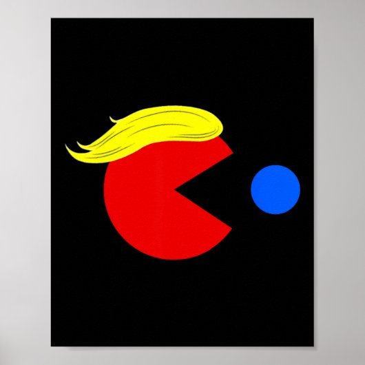 Grappig Trump Man 2024 PAC T-shirt - Trump Man NE Poster (Voorkant)