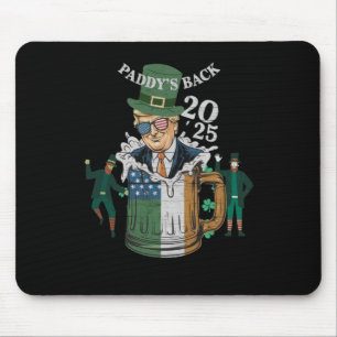 Grappig Trump Paddy's Back St. Patrick Day Grappig Muismat